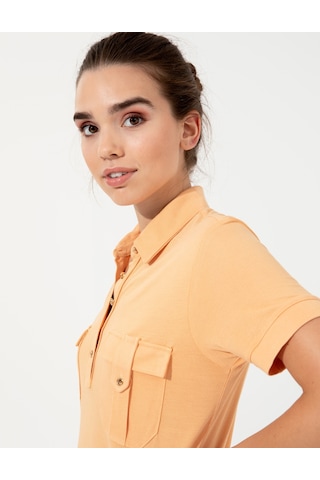 Pierre Cardin Kadın Turuncu Örme Elbise 50250964-vr051 Turuncu