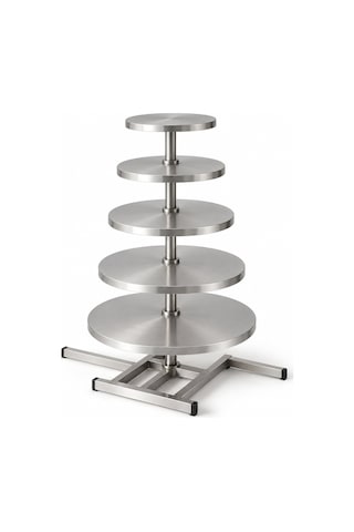 Fida Cake Stand With 6 Tiers Gümüş