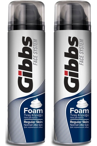 Gibbs Regular Tıraş Köpüğü 2 x 200 ML
