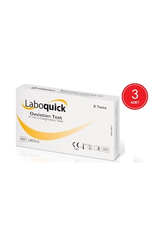 Laboquick Ovülasyon Testi 2 Test x 3 Paket