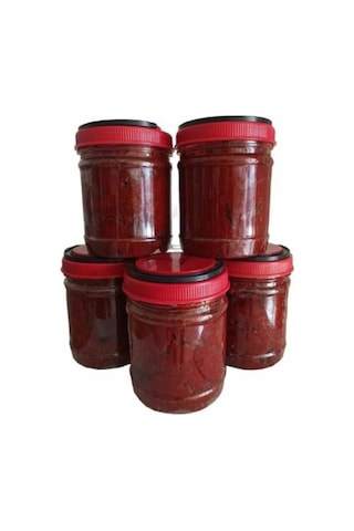 Ev Yapımı Güneşte Kurutulmuş Acı Biber Salçası 5 Kg Ev Yapımı