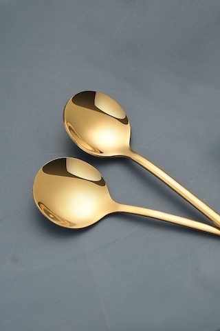 Paslanmaz Çelik 18 Cm Tatlı Latte Ve Dondurma Kaşığı Cin510sr-6