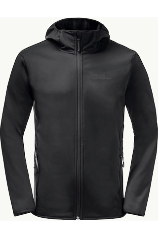 Jack Wolfskin Bornberg Hoody Erkek Softshell Mont 1307471-6000-sıyah Siyah