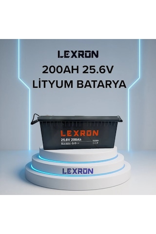Lexron 25.6v 200ah Lityum Batarya