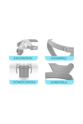 Yn01 Nazal Burun Cpap / Bpap Maskesi Medıum