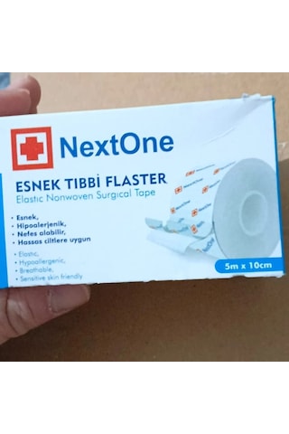 Nextone Esnek Fix Tıbbi Flaster Nonwoven 10cm X 5m - 10 Adet