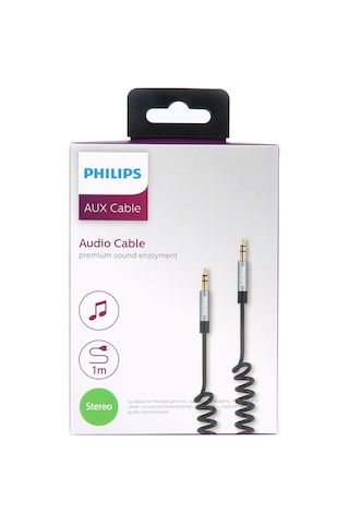Philips Swr2102a/93 3.5mm Aux Ses Kablosu - 1 Metre Akordion