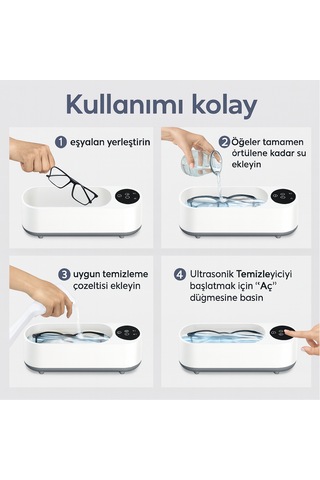 Ultrasonik Temizleme Makinesi Çok Fonksiyonlu Yüksek Frekanslı