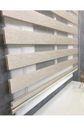 Bambu Krem R-14 Zebra Perde Krem