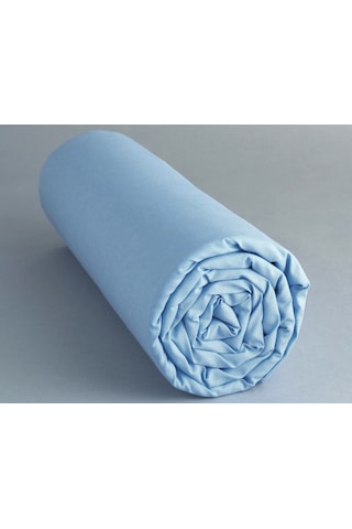 Maki Home Açık Mavi 100x200+50x70 Tek Kişilik Lastikli Çarşaf Set