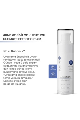 Sante Plus Akne ve Sivilce Karşıtı Krem 50 ML