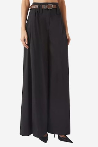 A.w.a.k.e. Mode Wide - Leg Yan Yırtmaçlı Pantolon Siyah