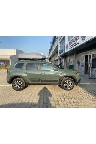 Dacia Duster Yeşil Yazılı Premium Kapı Koruma Seti 2018 Ve Üstü