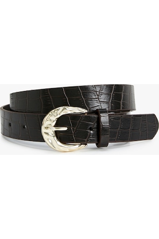 Koton Faux Leather Metal Buckle Detail Belt Kahverengi 4sak10016aa 4SAK10016AA532 Kahverengi