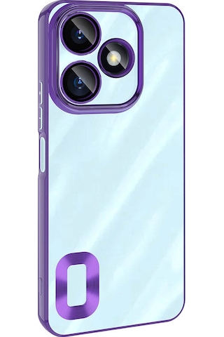 Xiaomi Redmi 13 4g Kılıf Kamera Korumalı Logo Gösteren Zore Omega Kapak-rose Gold Rose Gold