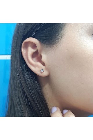 Lova 0.20 Karat Pırlanta Tektaş Küpe - 3040020