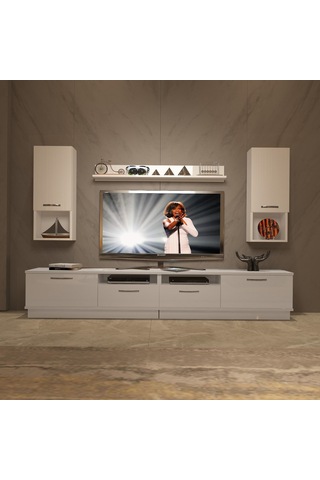 Decoraktiv Trendstyle 5220da Slm Tv Ünitesi Tv Sehpası Beyaz