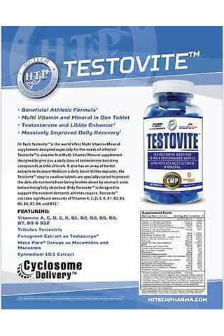 Hitech Testovite Testo Booster + Vitamin Complex 90 Tablet