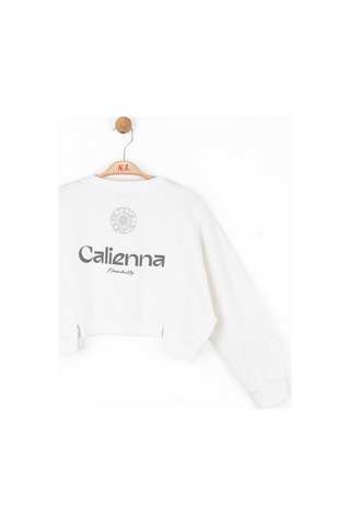 Nk Kids Kız Çocuk Sweatshirt 37818 Ekru