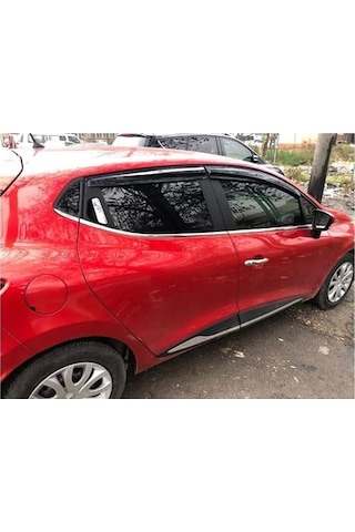 Renault Clio 4 Hb Krom Cam Çıtası 8 Parça 2012 Üzeri Paslanmaz Ç.