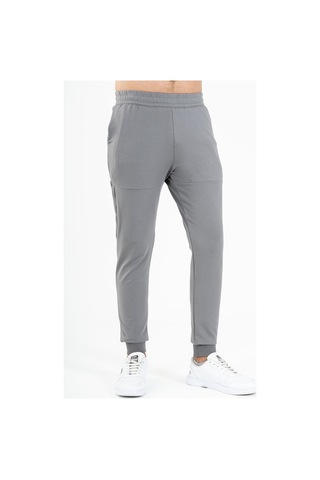 Maraton Sportswear Regular Erkek Ribana Paça Basic Antrasit Melanj Eşofman Altı 21716-antrasit Melanj Antrasit Melanj