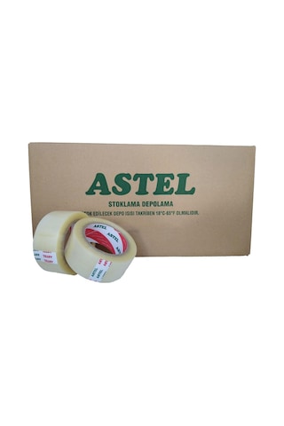 Astel Koli Bandı 45X100 Şeffaf 60 Adet