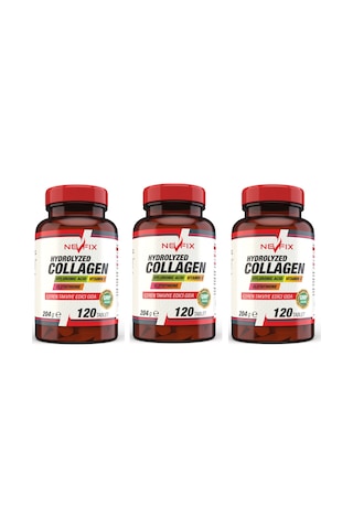 Nevfix Collagen ( Kolajen) Hyaluronic Acid 120 Tablet X 3 Kutu