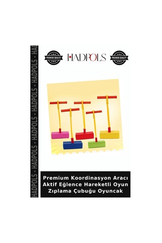 Premium Koordinasyon Aracı Aktif Eğlence Hareketli Oyun Zıplama Çubuğu Oyuncak
