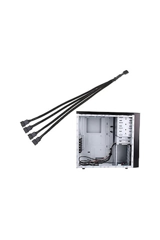 4987 4 Pin Fan Çoklayıcı Y Pwm Çoklayıcı Splitter Kablosu 4 Port