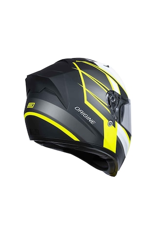 Origine Strada Competition Kapalı Kask Sarı - Siyah