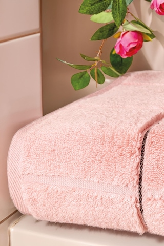 Varol Kare Micro Cotton El Havlusu 50x90cm Somon-50x90cm Somon