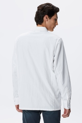 Lacoste Mens Regular Fit Cream Shirt Standart Kesim Çıtçıt Düğmeli Erkek Gömlek Krem