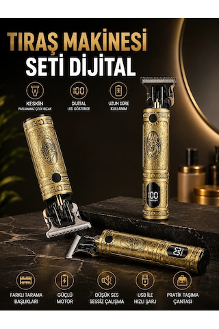 Zenvia Rd 378 Çizik Tıraş Makinesi Seti Dijital Znv2026 32599947