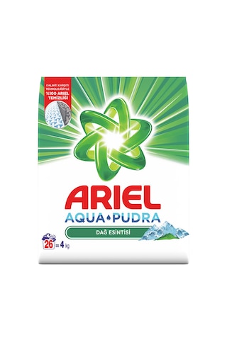 2 Adet Ariel Çamaşır Deterjanı 4 Kg Dağ Esintisi Beyazlar Diğer