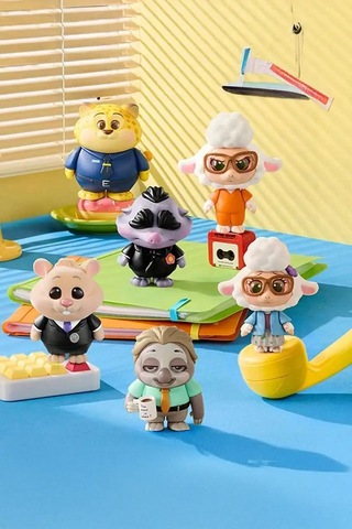Mınıso Disney Lisanslı Zootropolis Günlük Yaşam Kostümleri Blind Box Figür 10 Cm