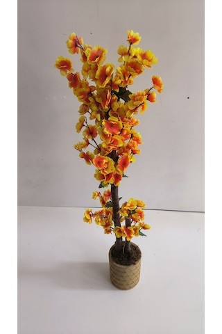 Rüzgar Yapay Çiçekçilik 100 Cm Sarı Sakura Ağacı Sari