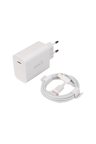 Mobilefix Xmac Serisi X7 Type-c To Lightning Ev Şarj Aleti 20w - Beyaz Beyaz