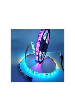 1 Adet Cata Ct 4558 Rgb Şerit Led Kumandalı Trafolu Set 220v Çok Renkli