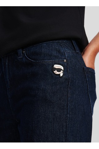 Karl Lagerfeld Lacivert Kadın %100 Pamuk Denim Pantolon 246w1100