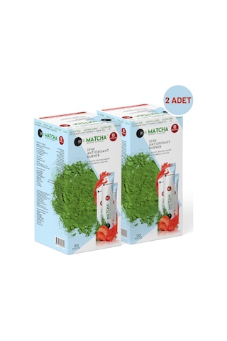 Premium Japanese Çilek Aromalı Detox Burner Form Matcha Çayı 2 Kutu Premium Japanese Çilek Aromalı Detox Burner Form Matcha Çayı 2 Kutu