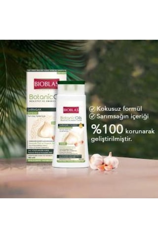 Bioblas Botanic Oils Sarımsak Şampuanı 360 Ml Tüm Saçlar