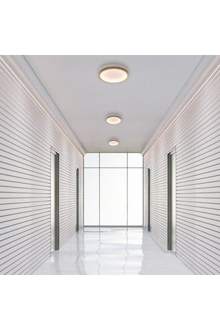 Plafonia Tavan Plafonyer Led Avize 20 Cm Gold