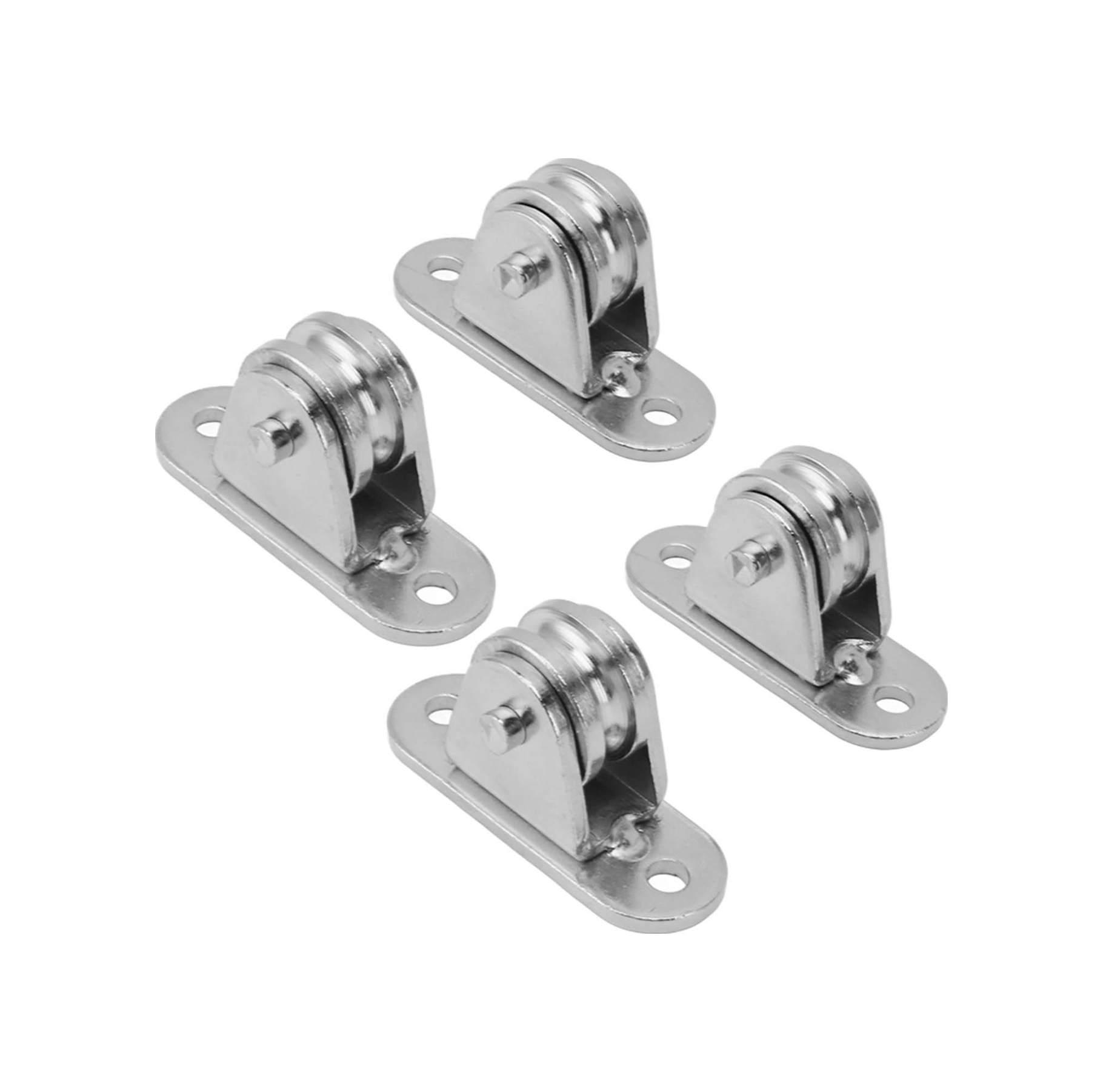 Geeroyoo Stainless Steel Sabit Katrol Bloku 4'lü Set - 176 Lbs Yük Kapasitesi, Sessiz Çalışma, Ev Ve Endüstriyel Kullanim Diğer