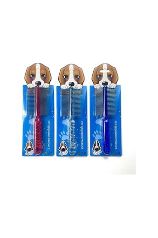Mucit Home Çift Taraflı Kıtık Açıcı Tarak Kedi Ve Köpekler Için Tüy Açıcı Fırça 1 Adet