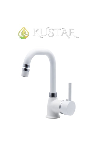 Kustar Varna Banyo Lavabo Bataryası Beyaz