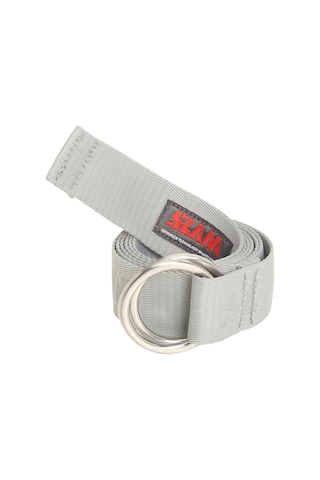 Slam Slam Logo Belt Unisex Gri Kemer W05 Gri