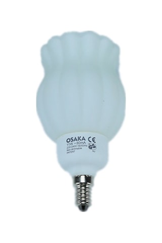 Osaka 11W 220-240V 460Lm 4000K E14 Çiçek Kafa Tasarruflu Ampul
