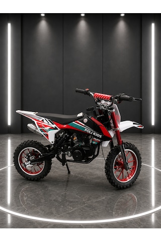 Sfm Mini Cros 49cc Çocuk Cross Motosikleti Kırmızı