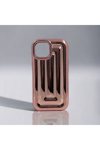 Apple Uyumlu iPhone 13 Pro Rudra Seri Labirent Desen 3d Metalik Silikon Kapak