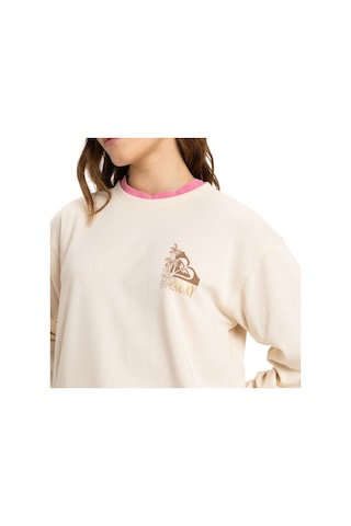 Roxy Roxy Surf Stoked Crew Terry Vint. Kadın Sweatshirt Tec0 Ekru